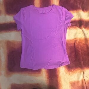 Wonder Nation Purple Kids Short Sleeve Tee